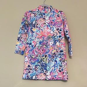 Lilly Pulitzer girls popover dress XL 12-14